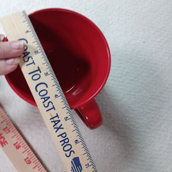 All My Kids Have Paws Red XL Mug Wide Mouth Ceramic Dog Cat Lover Gift - Picture 11 of 11